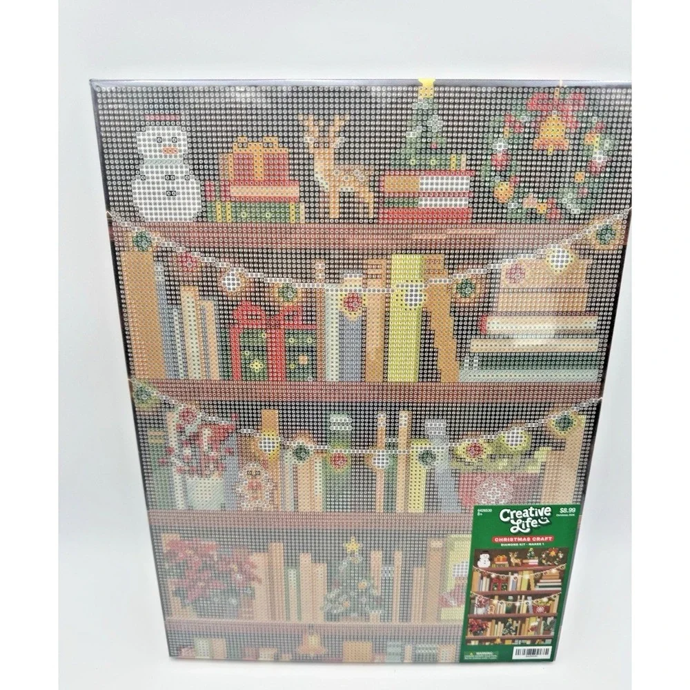 NEW Creative Life Christmas Craft Diamond Painting Kit – Complete Craft Set